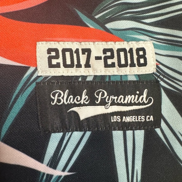 Black Pyramid Tropical Leaf Men's Jersey - Picture 4 of 6